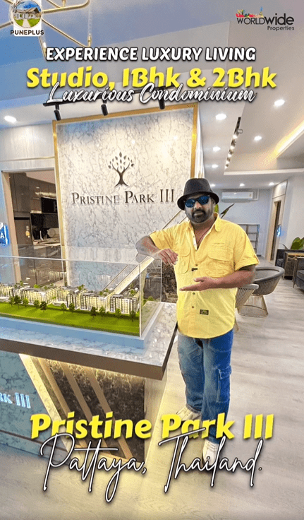 Pristine Park III-Pattaya - Studio Apartment