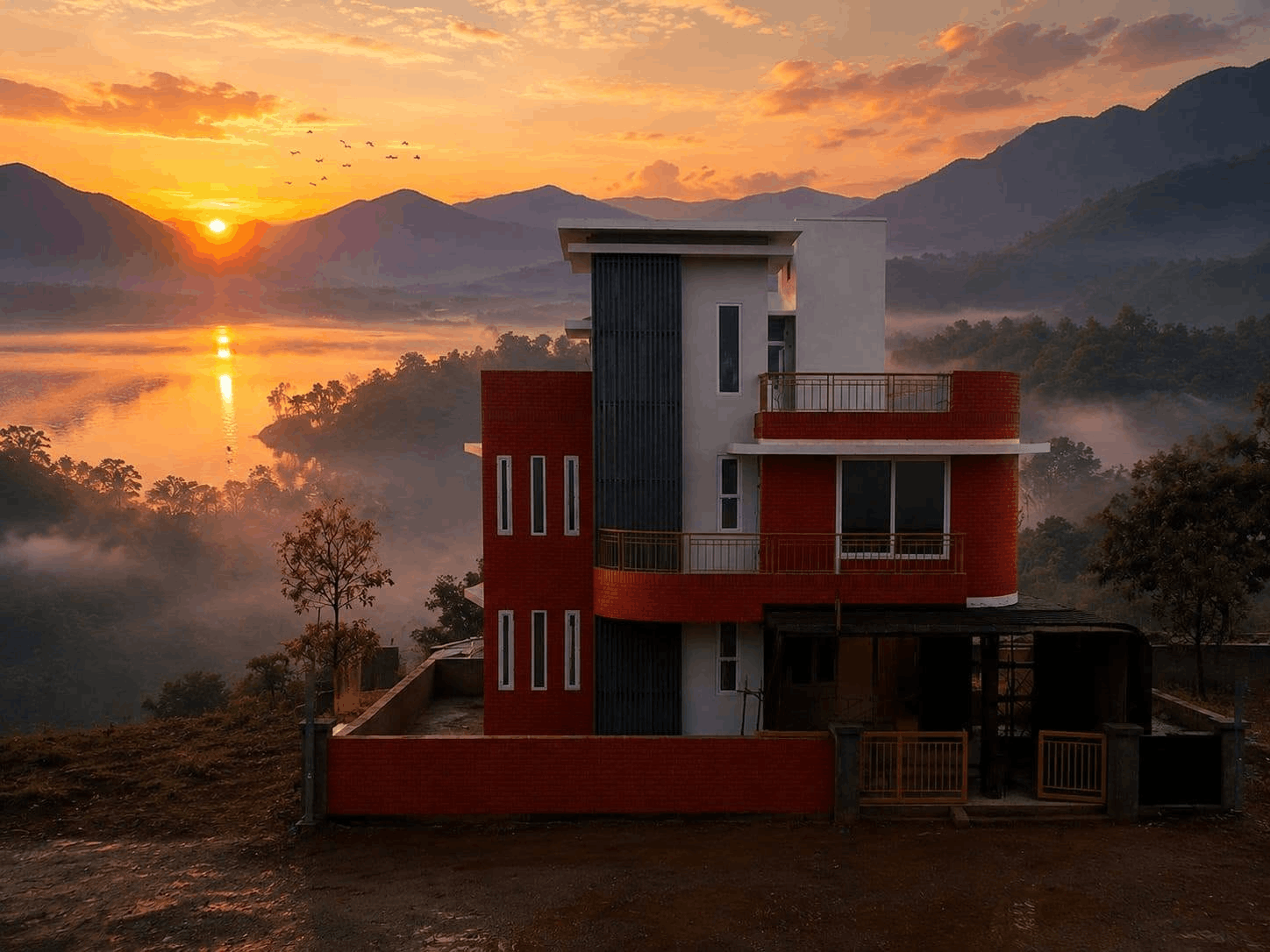 Lonavala-Kamshet-Kondiwade-Arunyam Project - 3 BHK Onwards Courtyard Villas & Waterfront Bungalows in 30 Acre Land